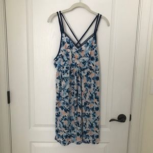 Cacique chemise blue floral